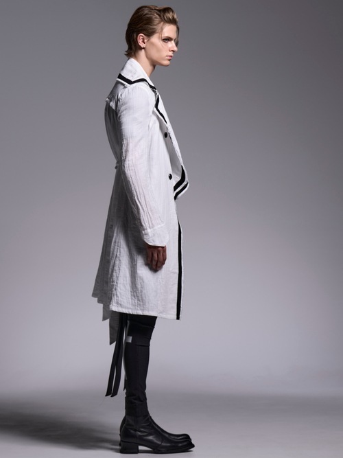 (ͽ���ʡ�5��6������ͽ��/kiryuyrik������奦����奦/W-Gaze Napoleon Coat/White