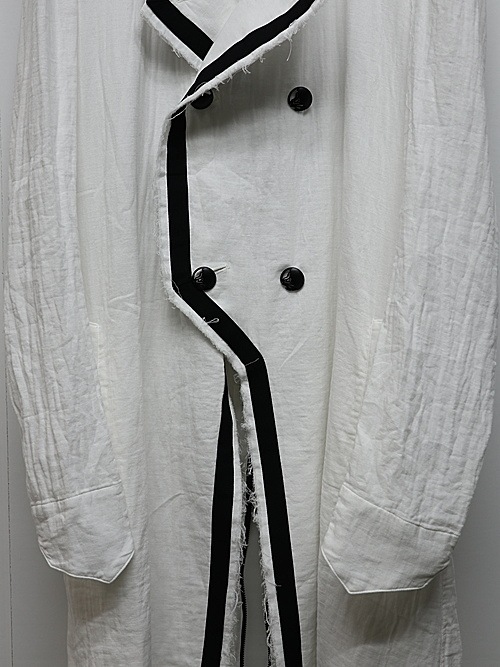 (ͽ���ʡ�5��6������ͽ��/kiryuyrik������奦����奦/W-Gaze Napoleon Coat/White