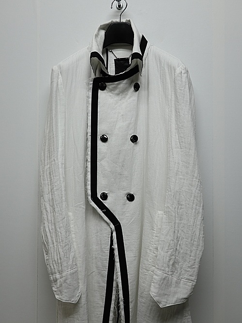 (ͽ���ʡ�5��6������ͽ��/kiryuyrik������奦����奦/W-Gaze Napoleon Coat/White
