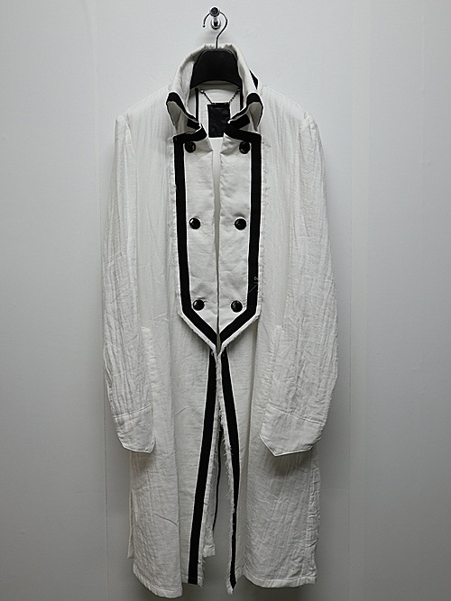 (ͽ���ʡ�5��6������ͽ��/kiryuyrik������奦����奦/W-Gaze Napoleon Coat/White