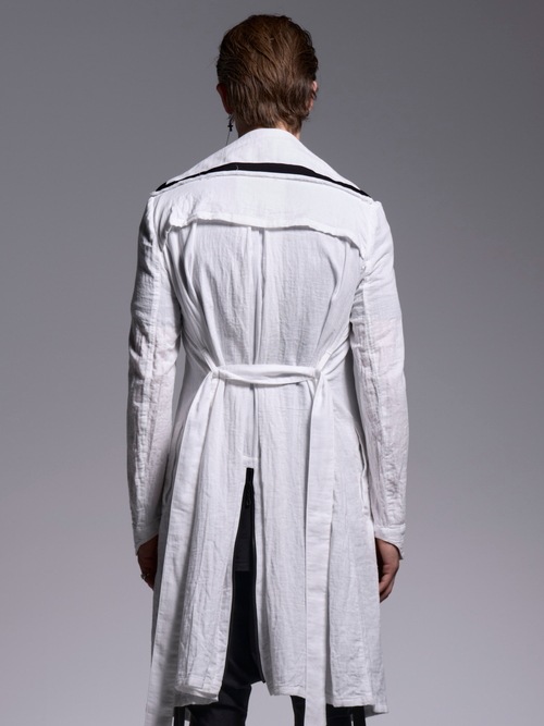 (ͽ���ʡ�5��6������ͽ��/kiryuyrik������奦����奦/W-Gaze Napoleon Coat/White