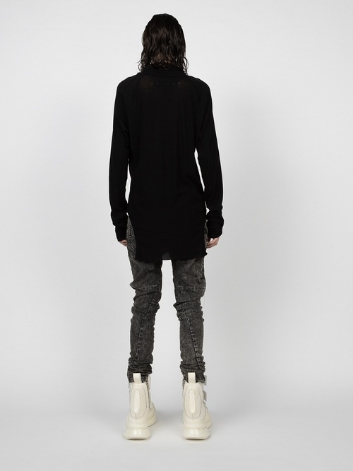 SALE40%OFF/JULIUS����ꥦ��/COTTON RIB CUT & SEWN3/BLACK.