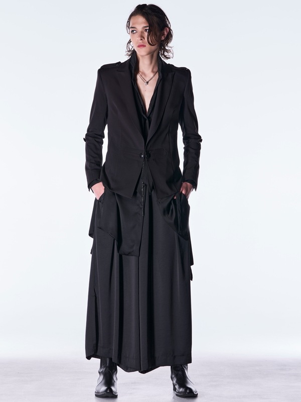 (ͽ���ʡ�9������10������ͽ��/kiryuyrik������奦����奦/PE Gabardine Short Goth Jacket/Black