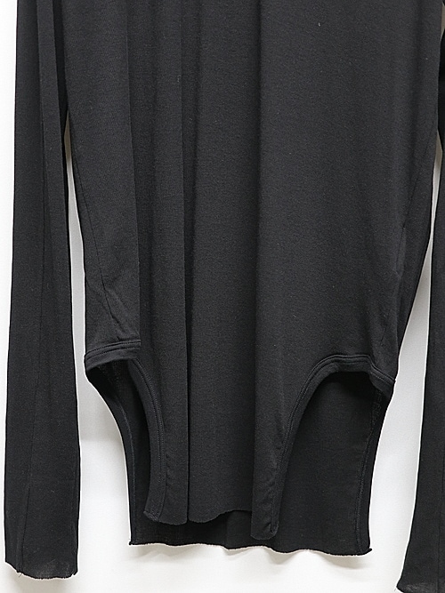 SALE40%OFF/JULIUS����ꥦ��/COTTON RIB CUT & SEWN3/BLACK.