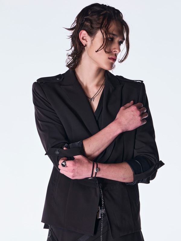 (ͽ���ʡ�9������10������ͽ��/kiryuyrik������奦����奦/PE Gabardine Short Goth Jacket/Black