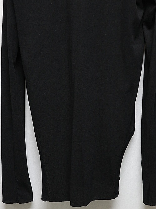 SALE40%OFF/JULIUS����ꥦ��/COTTON RIB CUT & SEWN3/BLACK.
