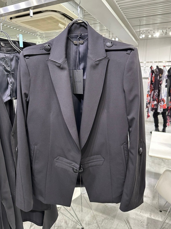 (ͽ���ʡ�9������10������ͽ��/kiryuyrik������奦����奦/PE Gabardine Short Goth Jacket/Black