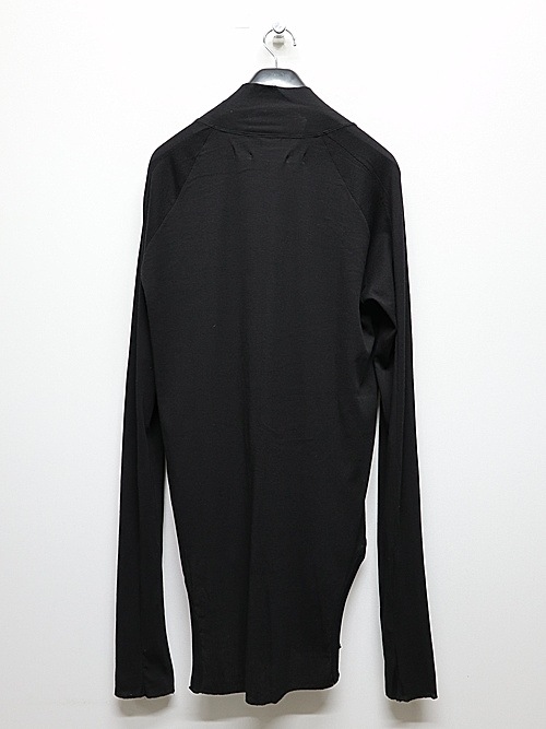 SALE40%OFF/JULIUS����ꥦ��/COTTON RIB CUT & SEWN3/BLACK.