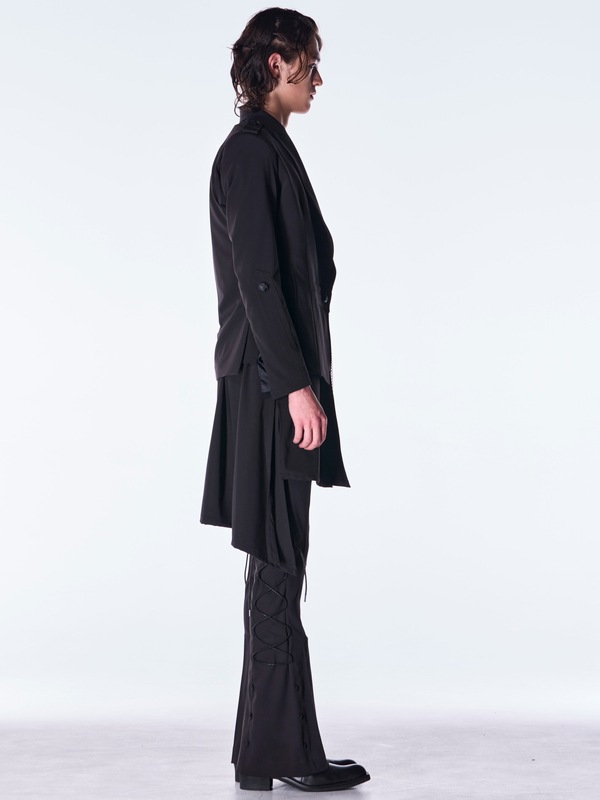 (ͽ���ʡ�9������10������ͽ��/kiryuyrik������奦����奦/PE Gabardine Short Goth Jacket/Black