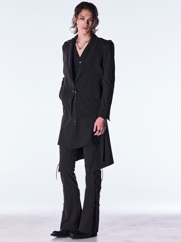 (ͽ���ʡ�9������10������ͽ��/kiryuyrik������奦����奦/PE Gabardine Short Goth Jacket/Black