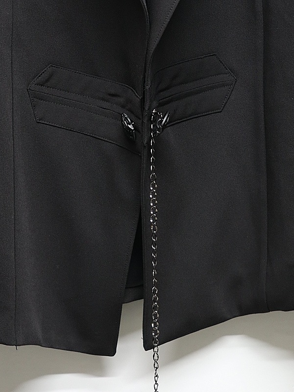 (ͽ���ʡ�9������10������ͽ��/kiryuyrik������奦����奦/PE Gabardine Short Goth Jacket/Black