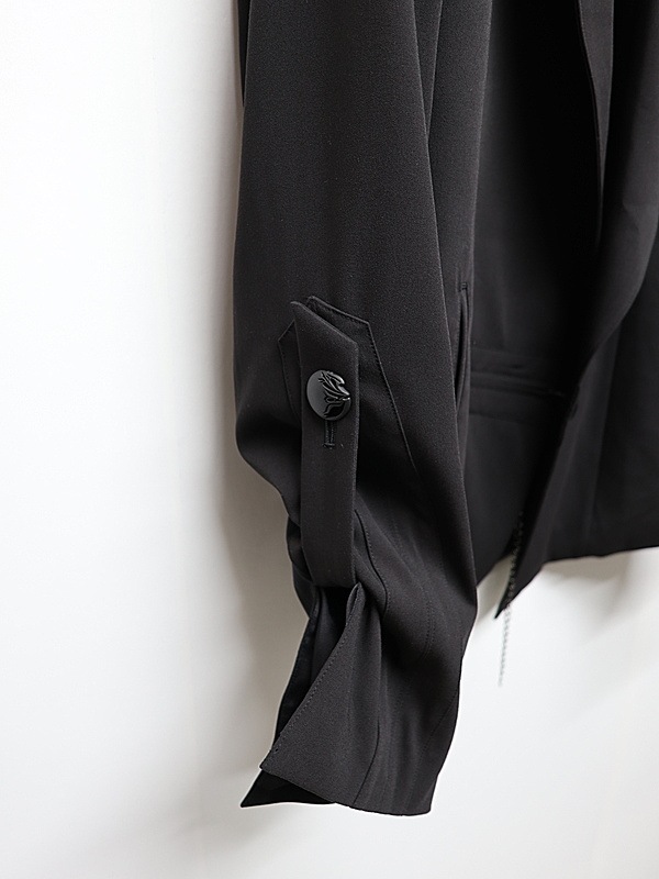 (ͽ���ʡ�9������10������ͽ��/kiryuyrik������奦����奦/PE Gabardine Short Goth Jacket/Black