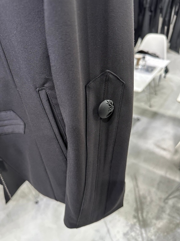 (ͽ���ʡ�9������10������ͽ��/kiryuyrik������奦����奦/PE Gabardine Short Goth Jacket/Black
