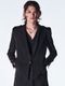 (ͽ���ʡ�9������10������ͽ��/kiryuyrik������奦����奦/PE Gabardine Short Goth Jacket/Black