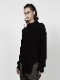 SALE40%OFF/JULIUS����ꥦ��/COTTON RIB CUT & SEWN3/BLACK.