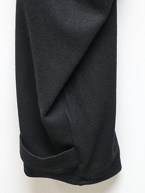 Yohji Yamamoto襦ޥ/SOFT JERSEY HEM TAB PANTS/BLACK.