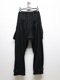 Yohji Yamamoto襦ޥ/SOFT JERSEY HEM TAB PANTS/BLACK.