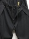 Yohji Yamamoto襦ޥ/SOFT JERSEY HEM TAB PANTS/BLACK.