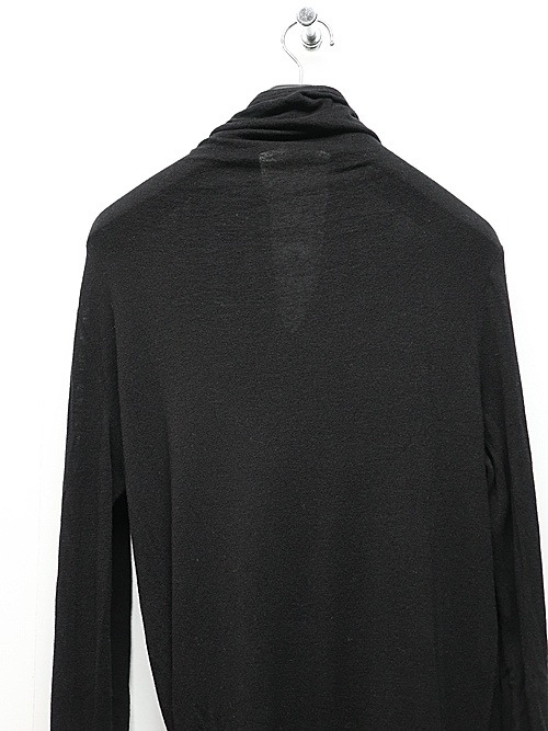 JULIUSꥦ/TEXTURE JERSEY CUT & SEWN5/BLACK
