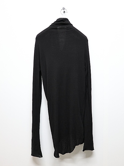 JULIUSꥦ/TEXTURE JERSEY CUT & SEWN5/BLACK