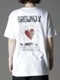 Ground Y饦ɥ磻/20/cotton jesey Heart/WHITE