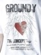 Ground Y饦ɥ磻/20/cotton jesey Heart/WHITE
