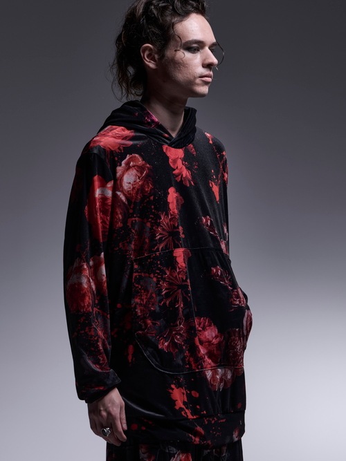 SALE40%OFF/kiryuyrik������奦����奦/Flora Velor Loose Hoodie/Flora.