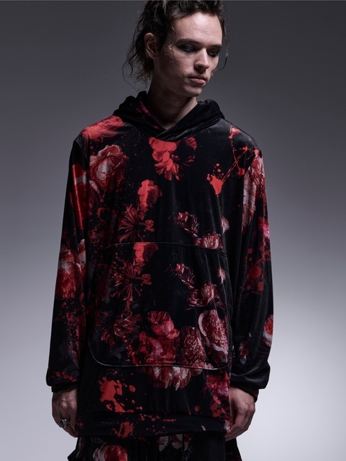 SALE40%OFF/kiryuyrik������奦����奦/Flora Velor Loose Hoodie/Flora.