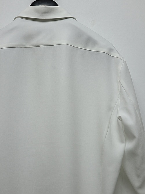 ATTACHMENT�������å�����/PE CONPACT TWILL REGULAR COLLAR DRESS SHIRTS/WHITE