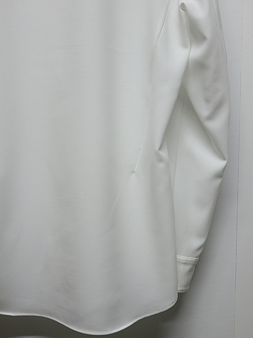 ATTACHMENT�������å�����/PE CONPACT TWILL REGULAR COLLAR DRESS SHIRTS/WHITE