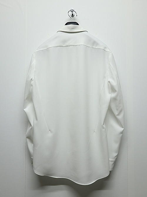 ATTACHMENT�������å�����/PE CONPACT TWILL REGULAR COLLAR DRESS SHIRTS/WHITE