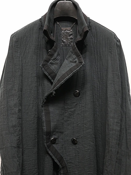 (ͽ���ʡ�5��6������ͽ��/kiryuyrik������奦����奦/W-Gaze Napoleon Coat/Black