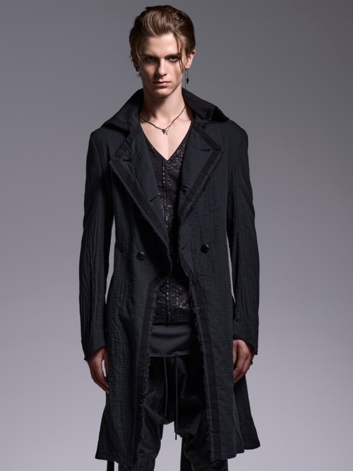 (ͽ���ʡ�5��6������ͽ��/kiryuyrik������奦����奦/W-Gaze Napoleon Coat/Black