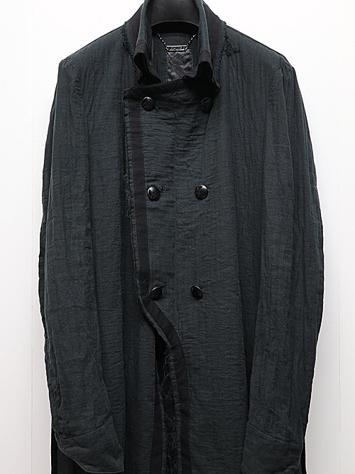 (ͽ���ʡ�5��6������ͽ��/kiryuyrik������奦����奦/W-Gaze Napoleon Coat/Black