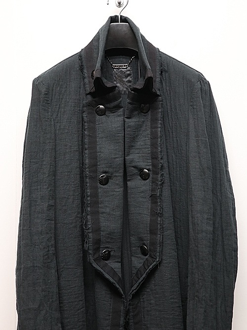 (ͽ���ʡ�5��6������ͽ��/kiryuyrik������奦����奦/W-Gaze Napoleon Coat/Black