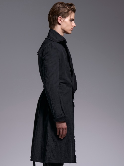 (ͽ���ʡ�5��6������ͽ��/kiryuyrik������奦����奦/W-Gaze Napoleon Coat/Black