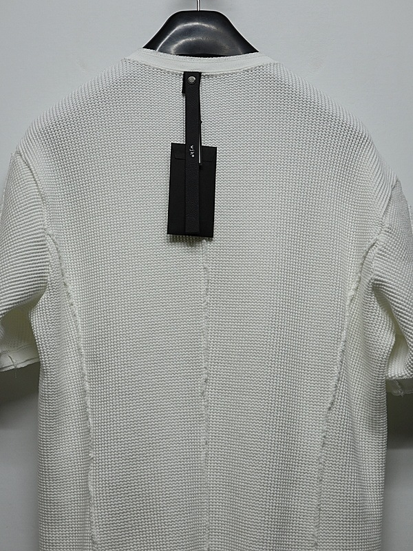 wjk�����֥른��������/waffle henley S/S/white.
