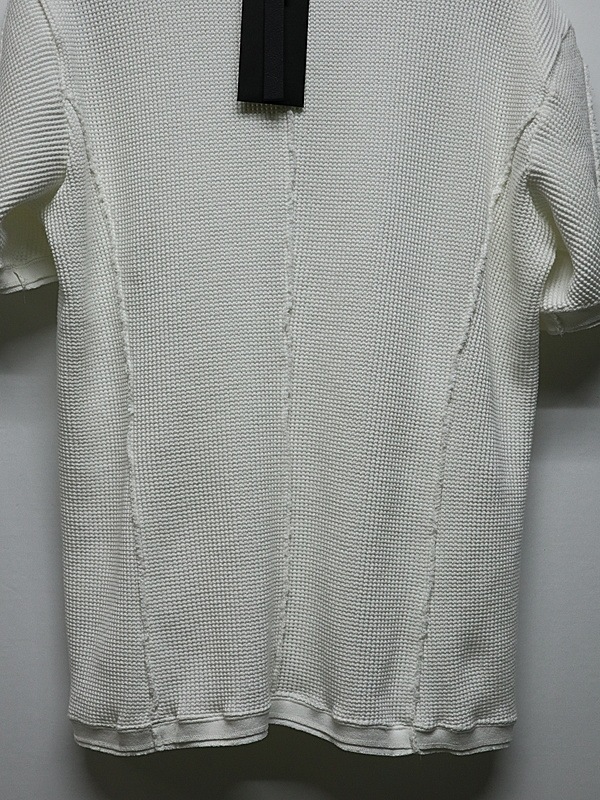 wjk�����֥른��������/waffle henley S/S/white.