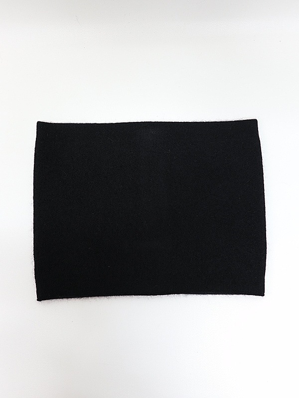ATTACHMENT�������å�����/CASHMERE KNIT NECK WARMER/BLACK