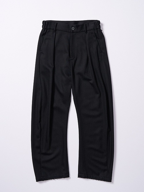 (ͽ���ʡ�9��10������ͽ��/wjk�����֥른��������/venetian stripe wide banana slacks/black