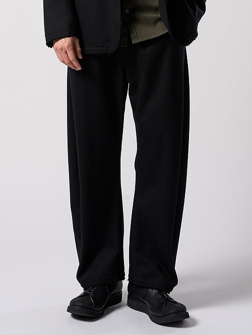 (ͽ���ʡ�9��10������ͽ��/wjk�����֥른��������/venetian stripe wide banana slacks/black