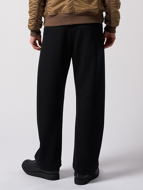 (ͽ���ʡ�9��10������ͽ��/wjk�����֥른��������/venetian stripe wide banana slacks/black