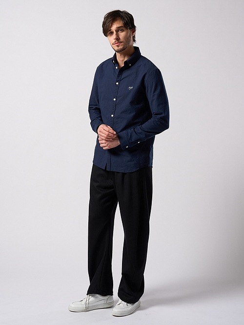 (ͽ���ʡ�9��10������ͽ��/wjk�����֥른��������/venetian stripe wide banana slacks/black