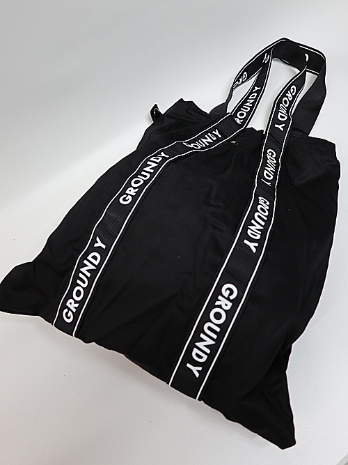 Ground Y�����饦��ɥ磻/2WAY MESH BAG PACK/BLK.