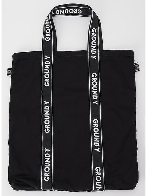 Ground Y�����饦��ɥ磻/2WAY MESH BAG PACK/BLK.