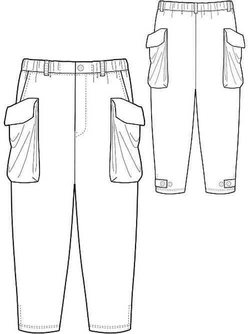 Yohji Yamamoto襦ޥ/SOFT JERSEY HEM TAB PNATS B/BLACK.