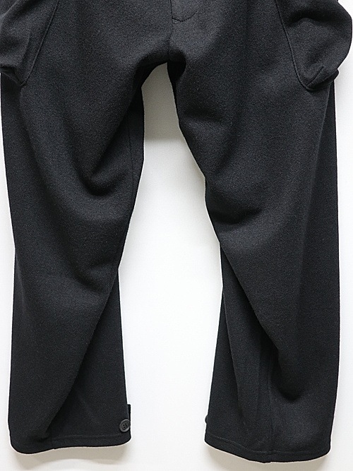Yohji Yamamoto襦ޥ/SOFT JERSEY HEM TAB PNATS B/BLACK.