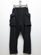 Yohji Yamamoto襦ޥ/SOFT JERSEY HEM TAB PNATS B/BLACK.