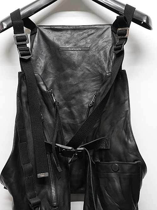 �㴰���D.HYGEN���ǥ����ϥ�����/�ۡ����쥶���٥��ȥХå�/BLACK