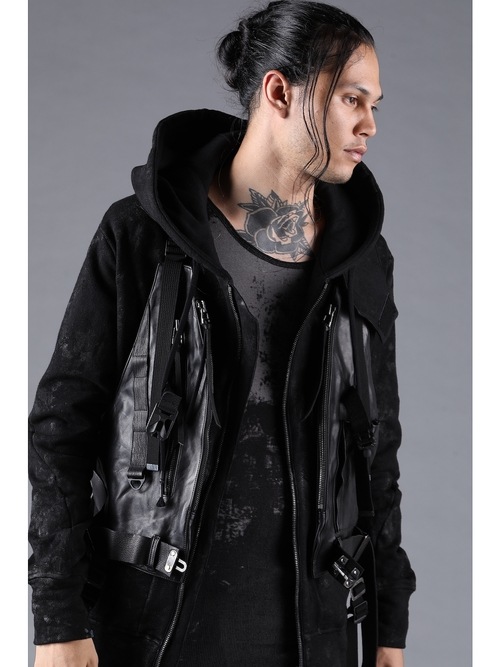 �㴰���D.HYGEN���ǥ����ϥ�����/�ۡ����쥶���٥��ȥХå�/BLACK